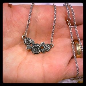 James Avery 18”-20” adjustable Rose Necklace.